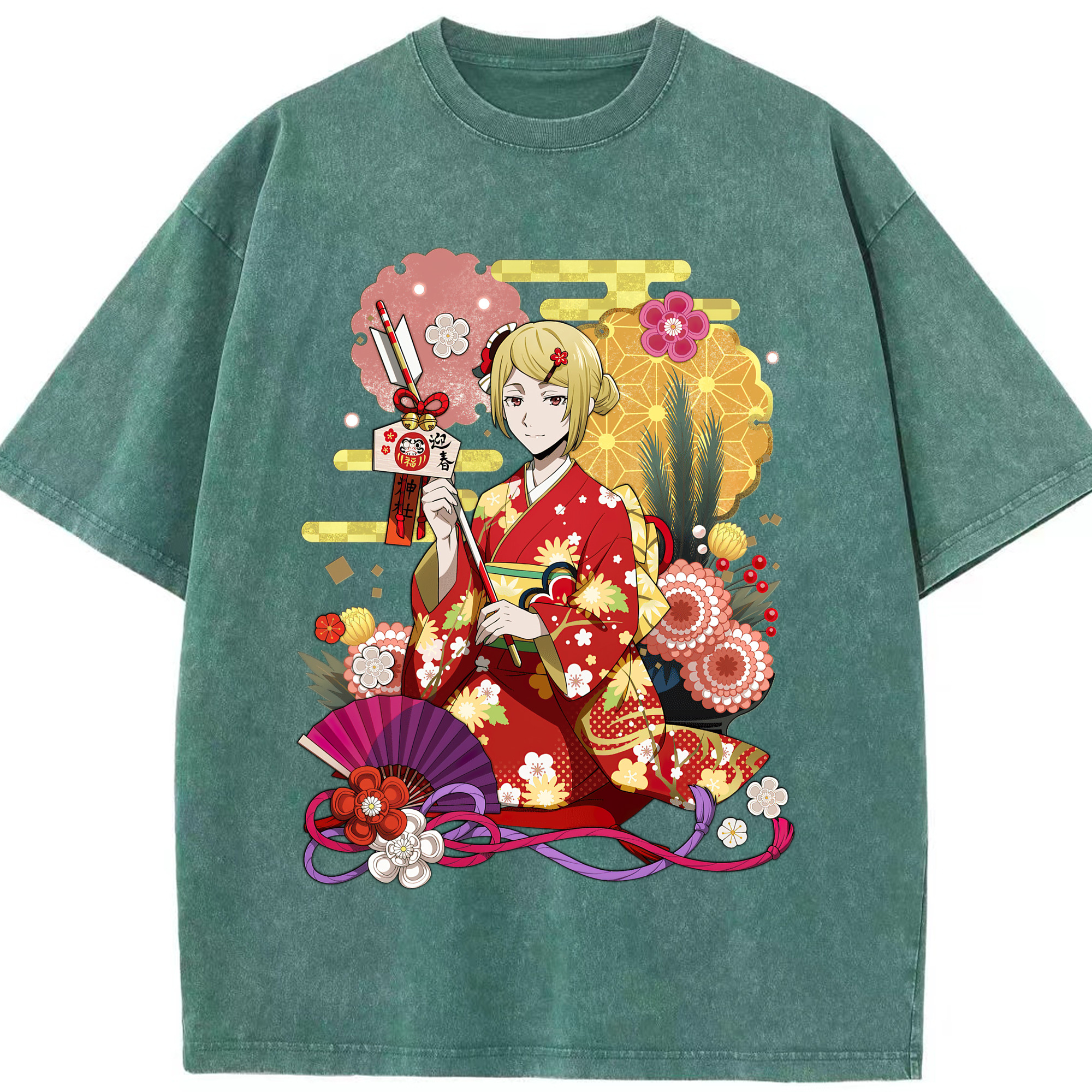 （画像用） 文豪ストレイドッグス Bungo Stray Dogs 綿100% ヴィンテージ風 半袖Tシャツ（フロントプリント）